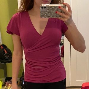 Banana Republic XS Draped Blouse